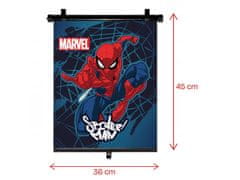 MARVEL COMICS MARVEL Spider-Man Senčnik za okno, SONČNO ZAŠČITO roleta za avto, pokrov ZA OKNO 36x45 cm