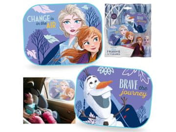 Disney DISNEY Ledeno kraljestvo Senčnik za avto SONČNO ZAŠČITO, gumijasti priseski KOMPLET 2 kosov
