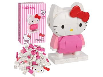 HELLO KITTY Figurica 3D Hello Kitty Komplet sestavljivih blokov, ustvarjalni konstrukcijski komplet 104 kosov