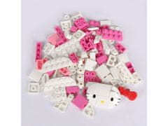HELLO KITTY Figurica 3D Hello Kitty Komplet sestavljivih blokov, ustvarjalni konstrukcijski komplet 104 kosov