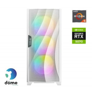 Anni Gamer Extreme namizni računalnik, R5-5600X, 32B, SSD2TB, RTX5070, FreeDOS