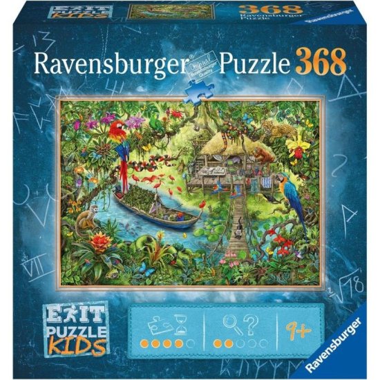Ravensburger Escape EXIT sestavljanka Otroška ekspedicija v džungli 368 kosov