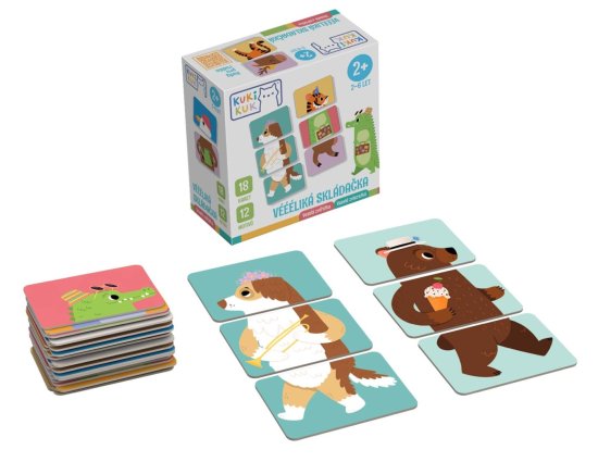 KukiKuk 80003 Vééééééliká puzzle Veselih živali