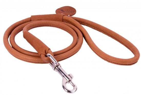 WAUDOG Okrogel usnjen povodec rjave 122cm