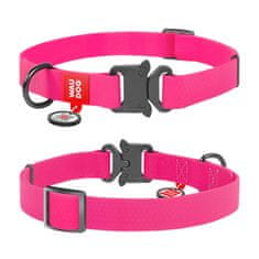 WAUDOG Vodoodporna ovratnica pink 24-40cm, širina: 20mm roza