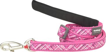 Red Dingo Najlonski povodec FLANNO roza