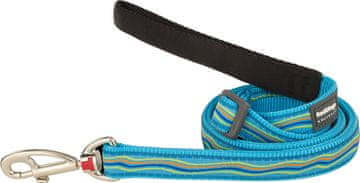 Red Dingo Najlonski povodec z mavrico DREAMSTREM blue