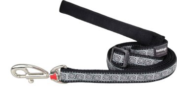 Red Dingo Najlonski povodec hypno black