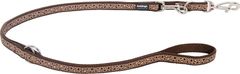 Red Dingo Preklopni povodec Bedrock brown 20 mm rjav