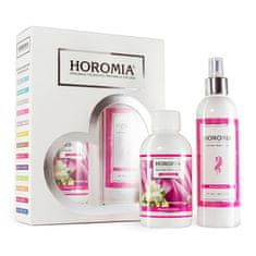 HOROMIA Dárková sada parfému na prádlo Horotwins Muschi e loto, H-078 | HOROTWINS MUSCHI E LOTO | 250 ml + deotex