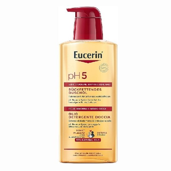 Eucerin Olje za prhanje za občutljivo kožo pH5 (olje za prhanje) 400 ml