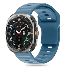 Onasi Silikonski pašček za uro Samsung Galaxy Watch Ultra 47 mm - moder