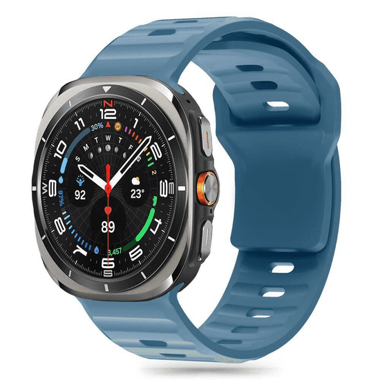 Onasi Silikonski pašček za uro Samsung Galaxy Watch Ultra 47 mm - moder