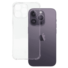 Onasi Silikonski ovitek ANTISHOCK za iPhone 16e - prozoren