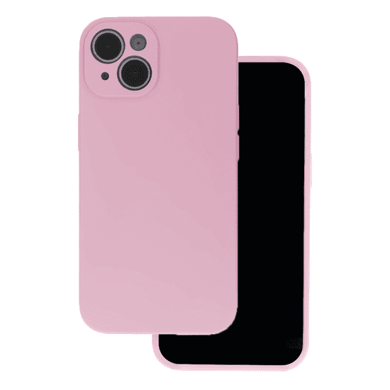 Onasi Silikonski ovitek za iPhone 16e - mat liquid roza
