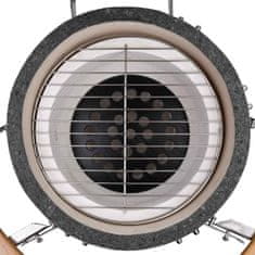 Vidaxl Kamado keramični žar z dimljenjem 76 cm