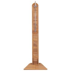 Vidaxl Vrtni tuš iz trdne tikovine 70x75x204 cm