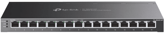 TP-Link JetStream mrežno TL-SG2016P stikalo, 16-port Gigabit, 8xPoE+, 120W (SG2016P)