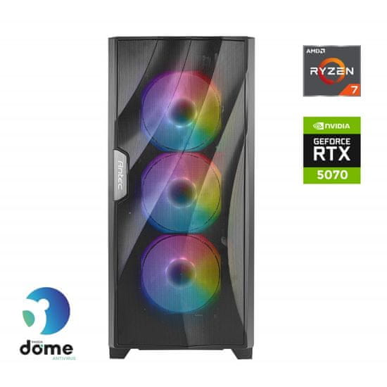 Anni Gamer Extreme namizni računalnik, R7-5800X, 32B, SSD2TB, RTX5070, FreeDOS