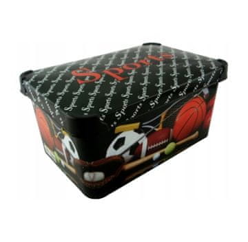 VIOLET Plastična škatla za shranjevanje 10L 34x23x16,5cm ŠPORT