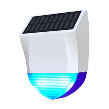 NEO zunanja pametna sirena Zigbee Tuya (5V/1A napajalnik ali baterija + solarna plošča)