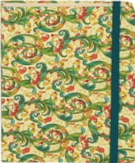 nb grafo Notes A5 črte trde platnice, 96 listov, z elastiko, 0912.02 Toscana vitice