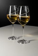 Diamante Set kozarcev za vino s Swarovski kristali