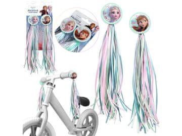 Disney Ledeno kraljestvo Frozen Elsa in Anna Okrasni TRAKOVI za krmilo koles, skuterjev za otroke 2 kosa