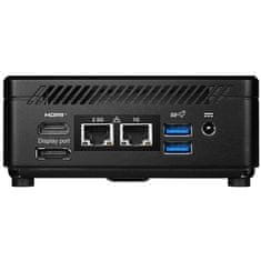 MSI Mini namizni računalnik Cubi 5 12M-262BEU i3 / 16GB / 512GB SSD / Windows 11 Pro / WiFi 6E + BT 5.3 / 1Gbps + 2.5Gbps / črn