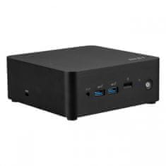 MSI Mini namizni računalnik Cubi NUC 1M-260BEU Core 3 / 16GB / 512GB SSD / WiFi 6E + BT 5.3 / 2x2.5Gbps / Windows 11 Pro / črn