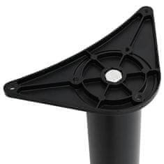 Vidaxl 4 Nastavljive Noge za Mizo Črne 870 mm