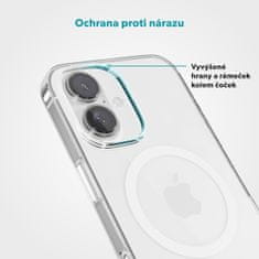 Epico Mag+ Hero ovitek za iPhone 16 - prozoren