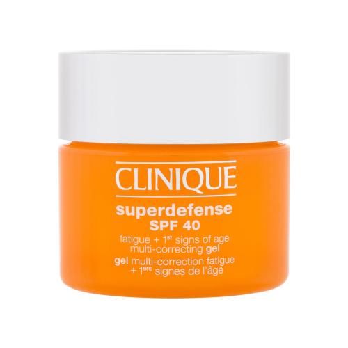 Clinique Superdefense Multi-Correcting SPF40 osvežilna gel krema za ženske