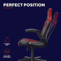 Trust GXT 703R Riye Gaming stol, rdeč
