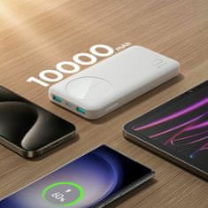 Joyroom prenosna baterija 10.000mAh PowerBank bela JR-PBF12