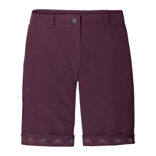 Vaude Ženske Kolesarske Hlače Cyclist Shorty, Cassis