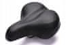 Korbi Kolesarsko sedežno blato mehko, udobno, široko na vzmeteh, črno S6