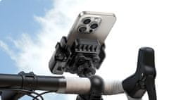 BASEUS NOSILEC TELEFONA ZA KOLO - CyclingTripod, 360°, z zaklepom, 5.7 - 7.2" - Črn