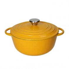 Brandani Cocotte rumena kozica 26xh18cm / 4l / indukcija / ghiza