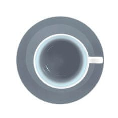 Set skodelica za čaj s podstavkom Loop Ballena 270ml / 6 kos / modra / porcelan
