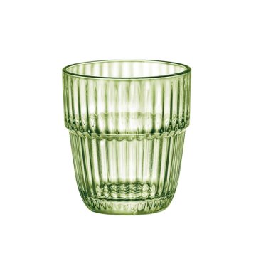 Bormioli Rocco Set kozarec za vodo, sok Barshine Rocks 305ml / zelen / 6 kos / steklo