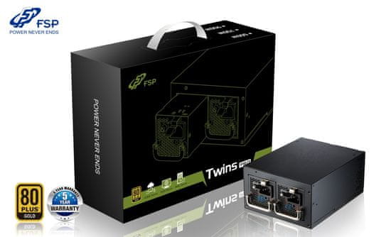 FSP TWINS PRO/500W/ATX/80PLUS Zlati/maloprodajni