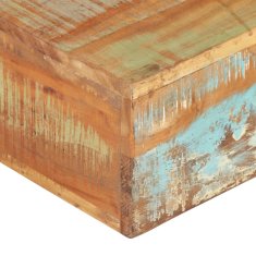 Vidaxl Klubska mizica 80x80x28 cm trden predelan les