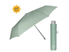Perletti Zložljiv dežnik z UV filtrom Perletti Time / Verde Pastello, 26409