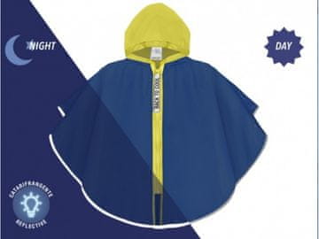 Perletti Otroški dežni plašč / pončo Perletti Cool Kids "Back to Cool", 3/6 let, 15665