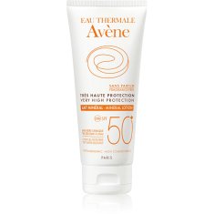 Avéne Zaščitni mineralni losjon za intolerantno in alergično kožo SPF 50+ (mineralni losjon z zelo visoko zaščito) 100 ml