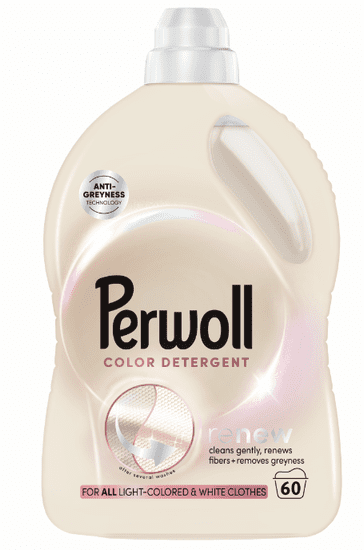 Perwoll Light Colors gel za pranje perila, 3000 ml