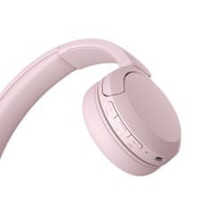 Sony brezžične slušalke WH-CH520, roza