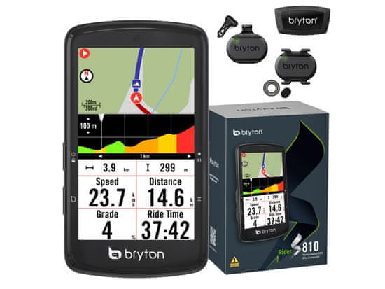 Bryton Rider S810 T kolesarski računalnik s senzorji