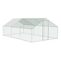 Aga Ograja s ponjavo za kokoši 4,5x3x1,95 m